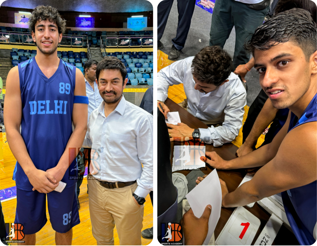 Aamir Khan Interacting With IB Sports Academy's Student Athletes During Sitaare Zameen Par Movie Shooting.
